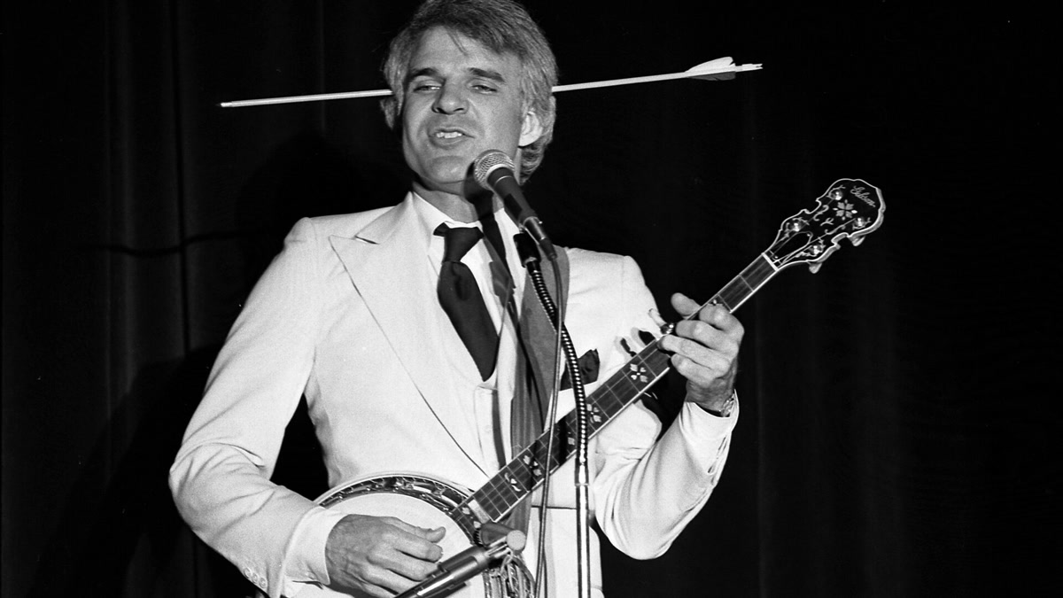Steve Martin tocando el banjo